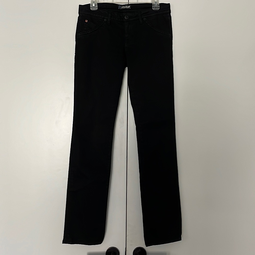 Hudson stretch twill 5 pocket straight leg pant
